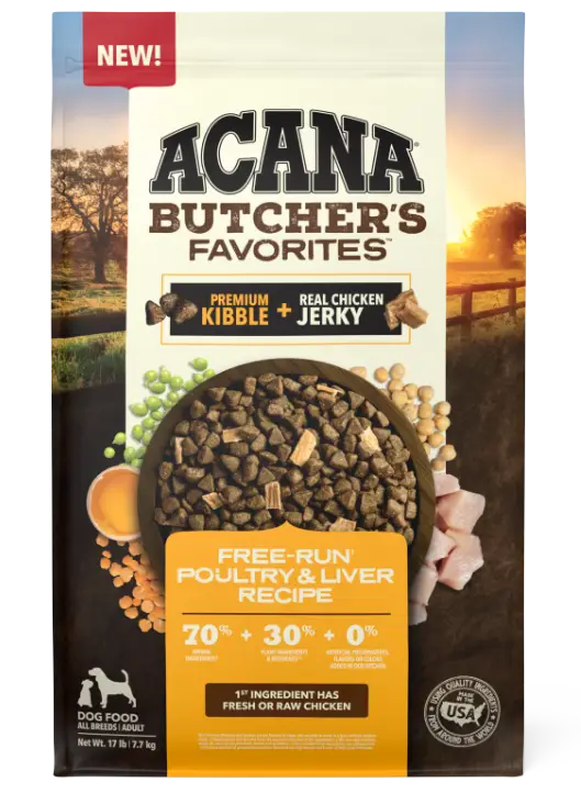 ACANA Butcher's Favorites single bag packaging